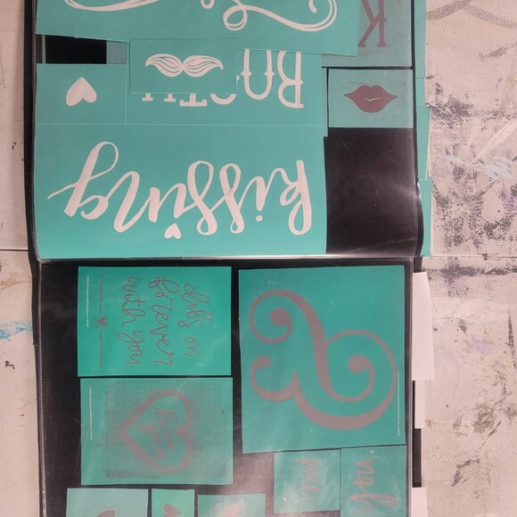 Bundle 3 ~ Reusable Silk Screen Stencils ~ 18 x 15 Binder~ Summer, Kitchen - Picture 10 of 16